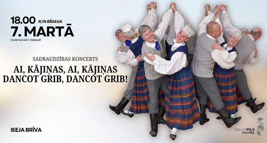 7.III Deju koncerts "Ai, kājiņas, ai, kājiņas – dancot grib, dancot grib!" Salaspilī