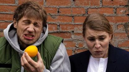 Attēls rakstam: 7.III Ģertrūdes ielas teātra viesizrāde "Citroni citroni citroni citroni citroni" Jaunolainē