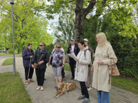 FOTO: Vēsturi varēs "redzēt" arī bez redzes: Siguldā veido jaunu pastaigu maršrutu