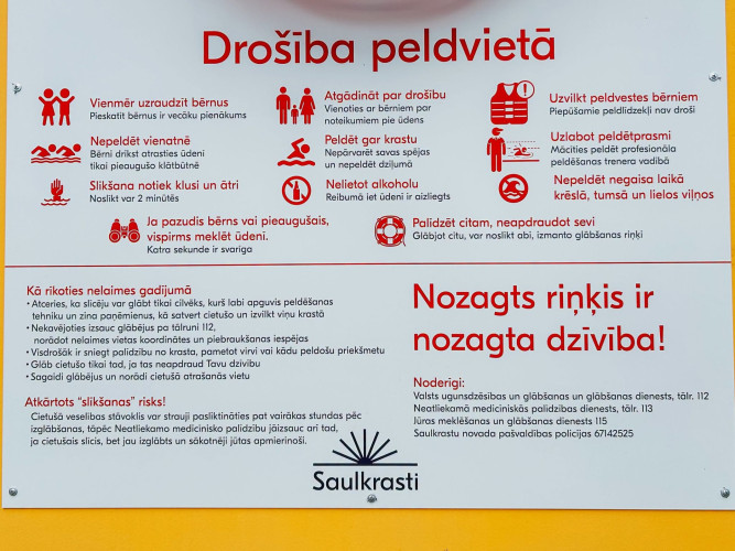 FOTO: Saulkrastu pludmalē daudzi lieliski jaunumi atpūtniekiem