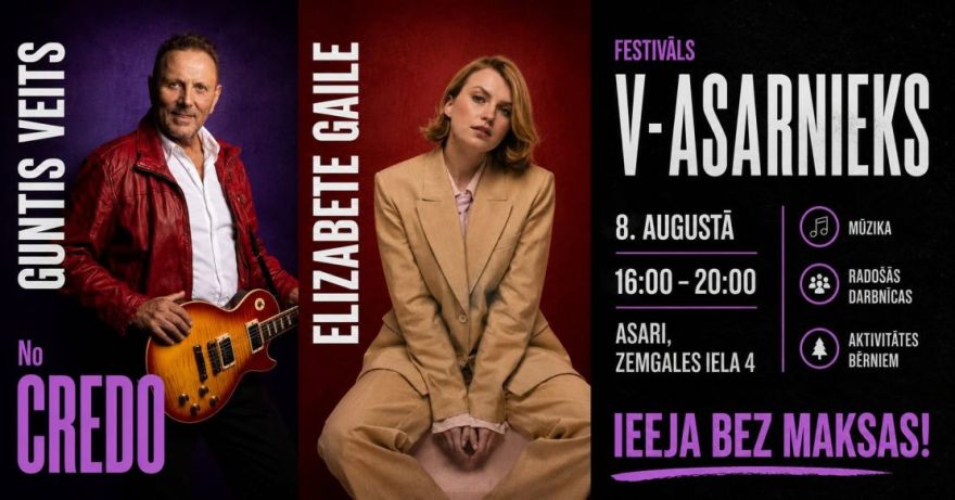 8.VIII Jūrmalas apkaimes festivāls "V-Asarnieks" Jūrmalā