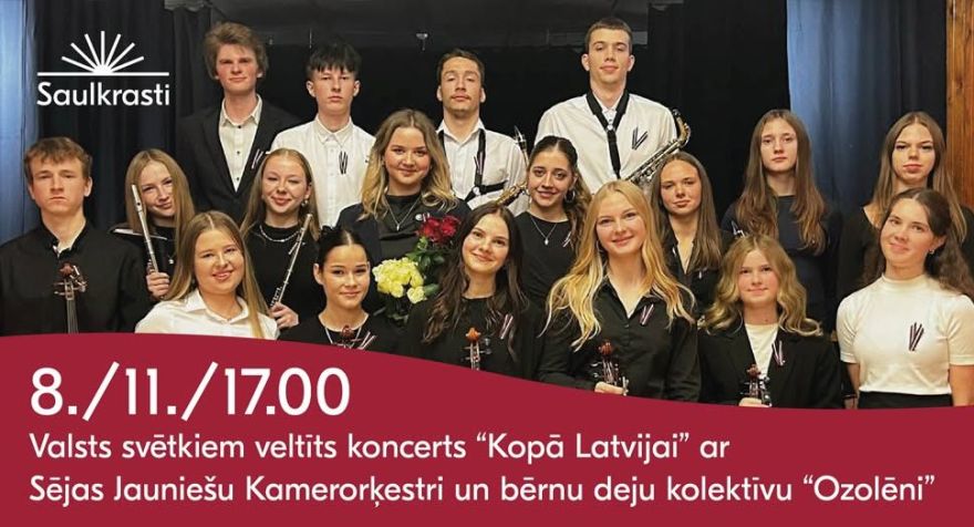 8.XI Sējas Jauniešu kamerorķestra koncerts Pabažos