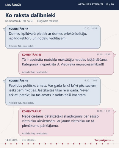 “Jau divi ir par daudz!” Ādažos pārliecinošs vairākums iebilst pret trešo mēra vietnieku