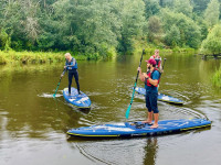 Foto: Iztaisnotās upes darām atkal līkumainas