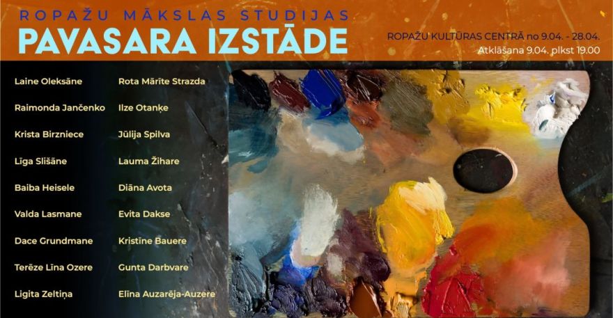 9.IV Ropažu Mākslas studijas pavasara izstādes atklāšana Ropažos