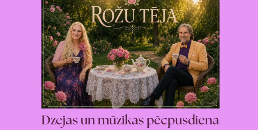 9.IX Dzejas un mūzikas pēcpusdiena "Rožu tēja" Babītē