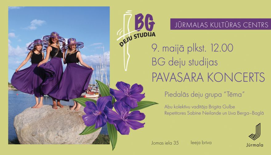 9.V BG deju studijas pavasara koncerts Jūrmalā