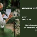 Attēls rakstam: 9.VII "Vasaras lasījumi" kopā ar dzejniekiem Annu Auziņu un Arvi Vigulu Siguldā