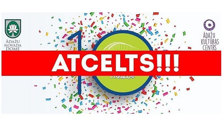Ādažos atcelti 30.maijā paredzētie Gaujas svētki