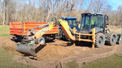 Attēls rakstam: Ādažu novada Garkalnes ciemā top pludmales volejbola laukums