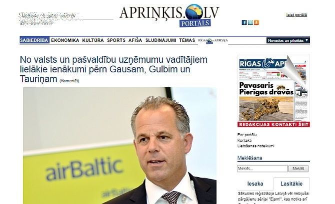 Aptauja Saulkrastos. Vai sekojat līdzi informācijai par to, cik pērn nopelnījušas valsts amatpersonas?