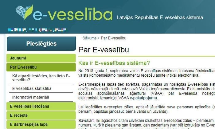 Aptauja Stopiņos. Kāda ir jūsu pieredze ar "E-veselības" pakalpojumiem?