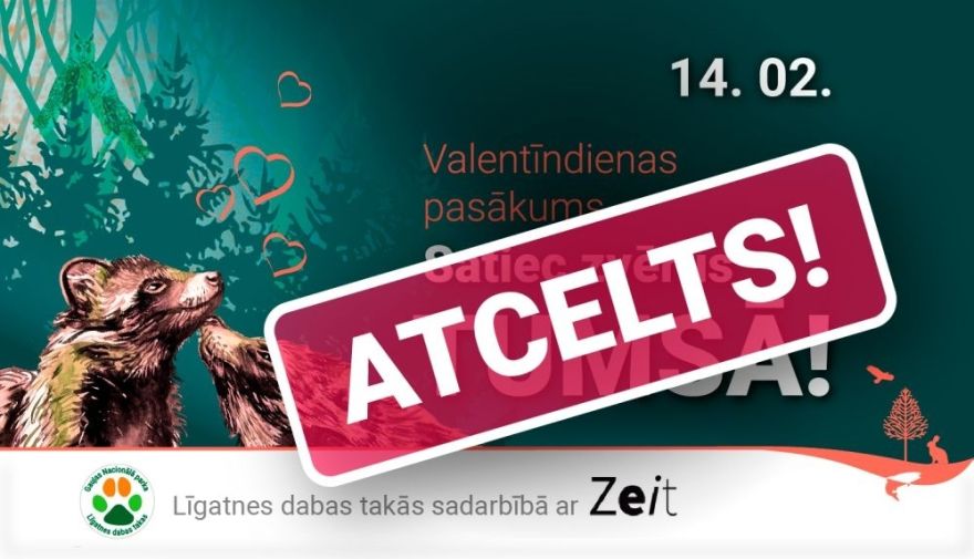 Atcelti Valentīndienas pārgājieni "Satiec zvērus tumsā" Līgatnes dabas takās