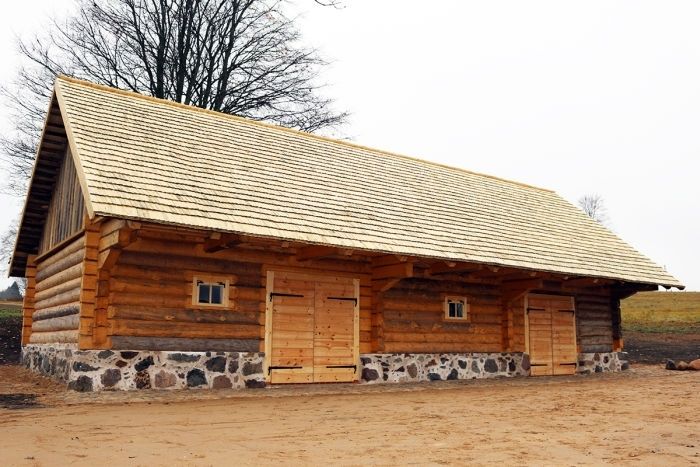 Atjaunota Šveices mājas saimniecības ēka Turaidā