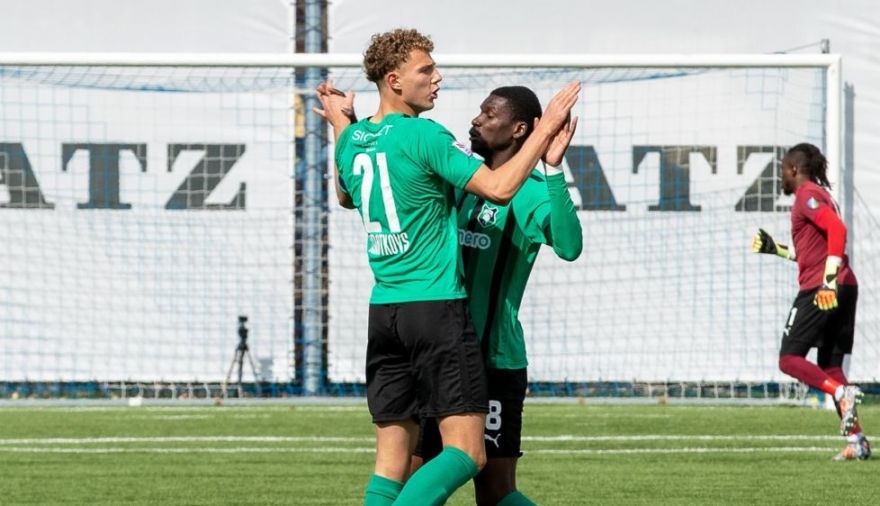 "Audas" futbolisti spēles pirmajā pusstundā nodrošina uzvaru pār "Super Nova" / Salaspils komandu