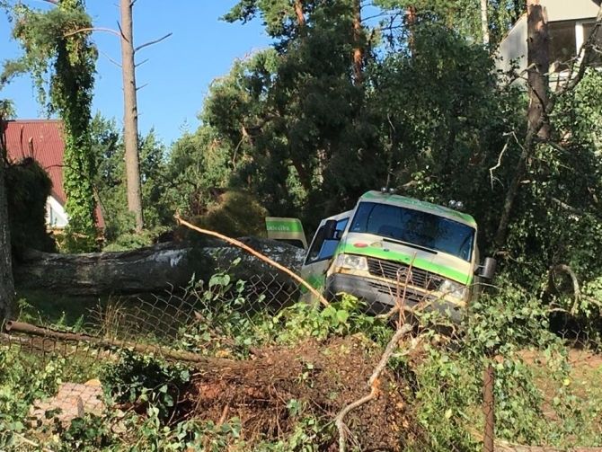 "Balta" dienas laikā saņēmusi 70 atlīdzību pieteikumus par vētras radītiem zaudējumiem