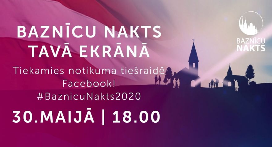 "Baznīcu nakts" šogad norisināsies tiešsaistē