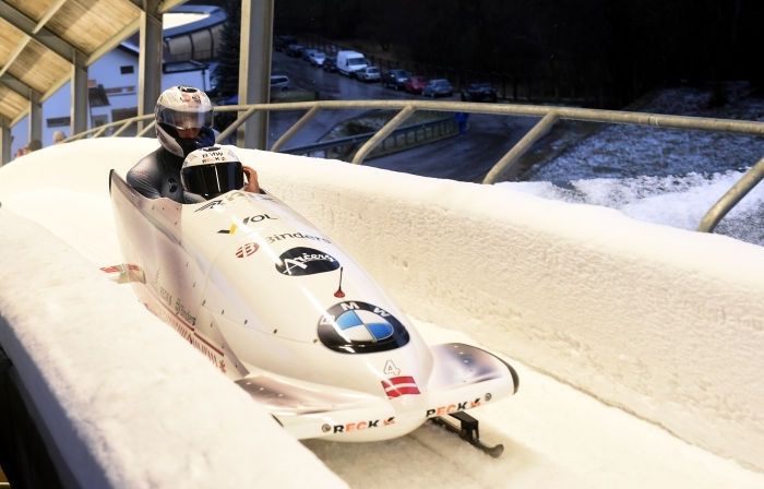 Bērziņa un Spriņģa bobsleja divnieku ekipāža Siguldā izcīna sudrabu Eiropas kausa posmā