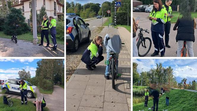 Attēls rakstam: Bez tiesībām, bez ķiverēm: Ādažos un Carnikavā policija kontrolē jauniešus ielās