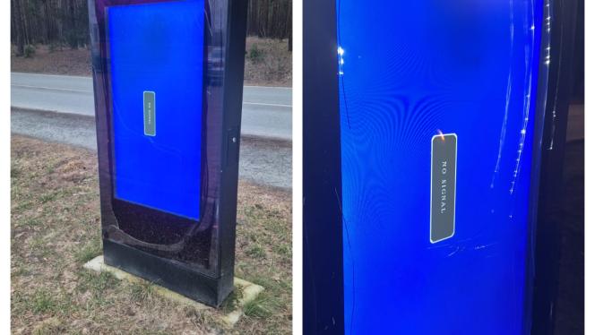 Attēls rakstam: Carnikavā sabojāts aizsargstikls pie promenādes – policija aicina atsaukties aculieciniekus