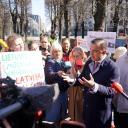 Attēls rakstam: "Cik maksā dzīvība?" Piketā pieprasa atbalstu diabēta pacientiem