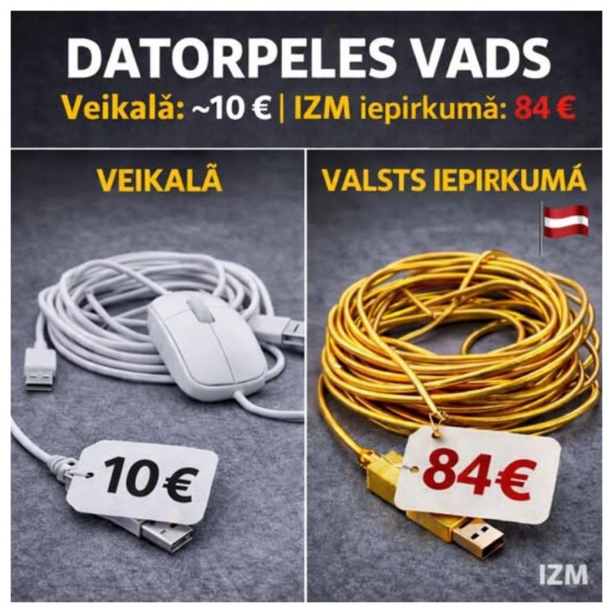 Cik tad maksā ministrijā dators, ja vads vien izmaksā 84 eiro? Deputāti pieprasa skaidrojumu IZM