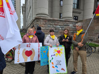 FOTO: Pēc Viļņas – uz Rīgu: nākamgad “Gājiens par dzīvību” plānots Latvijas galvaspilsētā