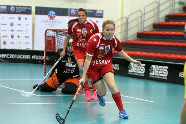 Dāmu florbola derbijs Ķekavā