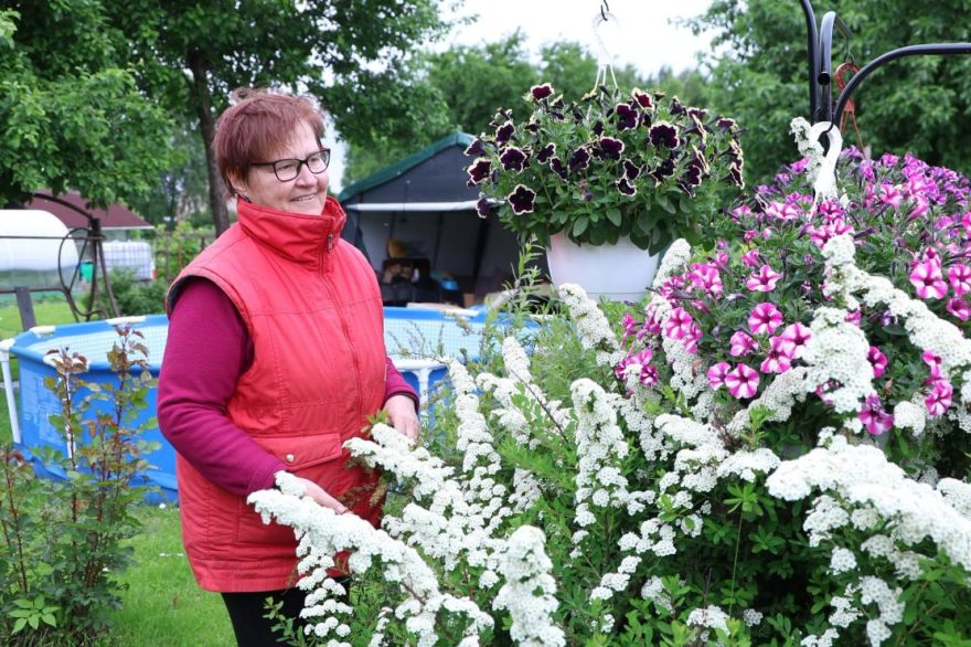 Dārzs, kur zied neatlaidība, kustība un 153 rozes