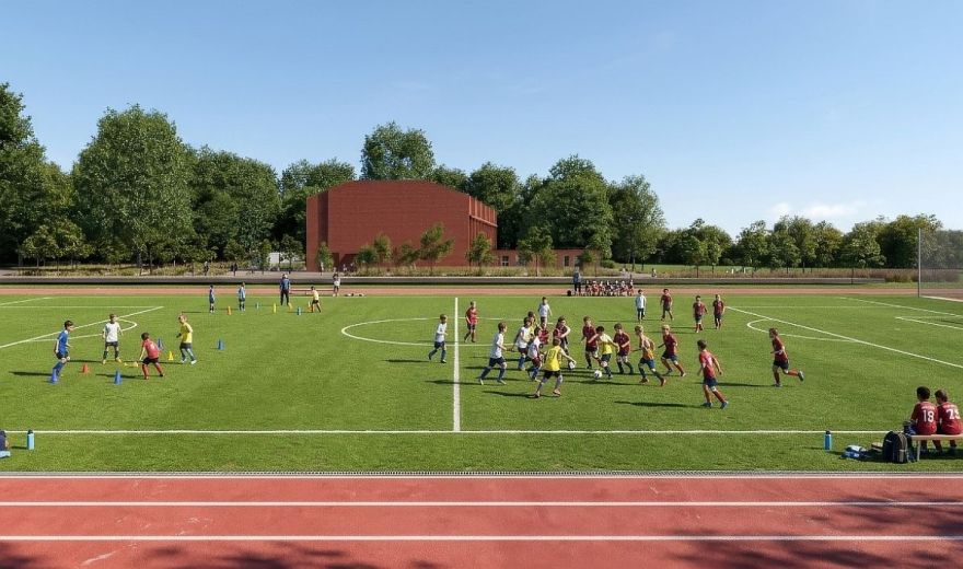 Daugmalē sāks būvēt pamatskolas sporta laukumu