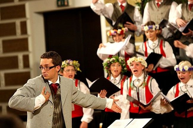 Diriģents Jānis Ozols vasaru pavada ar Pierīgas koriem