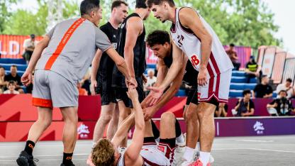 Attēls rakstam: Divas spēles, divas uzvaras! Latvijas U-23 3×3 basketbolisti Pasaules kausā sagrauj Ēģipti