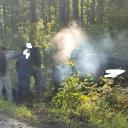Attēls rakstam: Drifts, svešs auto un nekādu tiesību – Ulbrokā jauniešu brauciens beidzas uz jumta