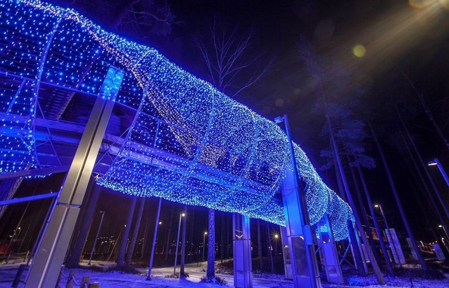 Dzintaru mežaparkā Jūrmalā iedegsies Gaismas parks