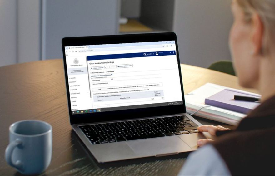 EDS vienkāršota pagājušā gada ienākumu deklarācijas forma