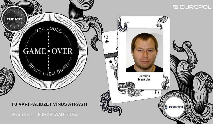 Eiropas meklētāko noziedznieku kampaņā iekļauts kokaīna realizētājs no Latvijas