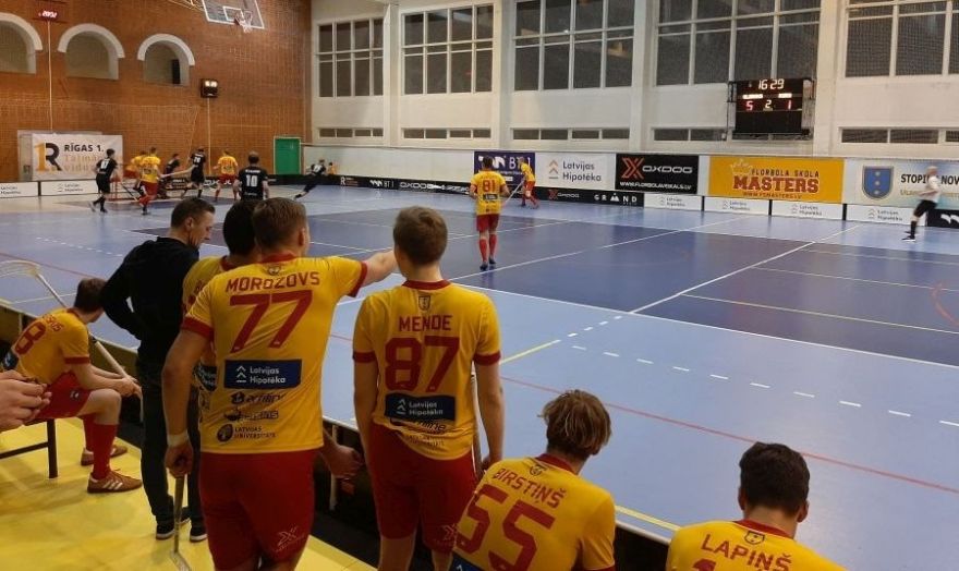 Florbolisti Ulbrokā samet 15 vārtus "Ķekavai" un "Irlavai"