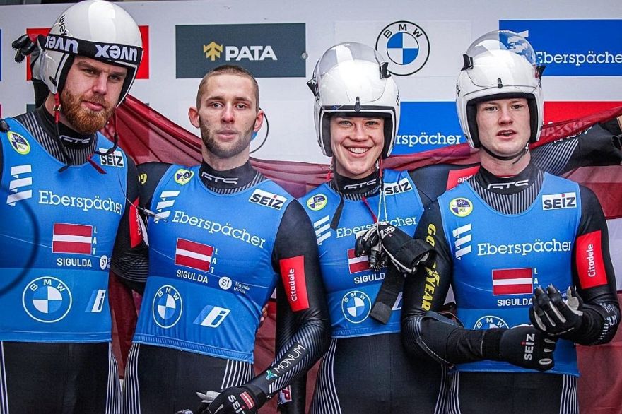 Foto: Aparjodam un komandai vēl divas uzvaras Pasaules kausa posmā Siguldā