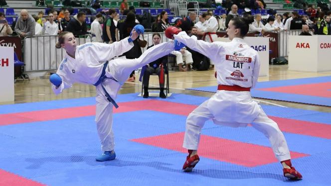 Attēls rakstam: Foto: Karatē izrāde Salaspilī – starptautiskās sacensībās uzvar Ukrainas sportisti