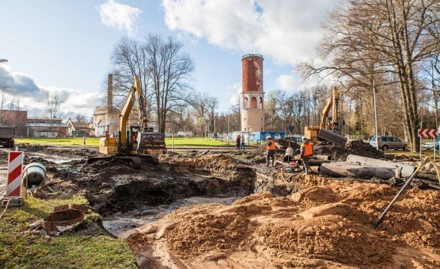 Foto: Ķemeros atjauno kultūrvēsturisko parku un ūdenstorni, labiekārto apkārtējo teritoriju