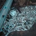 Attēls rakstam: Foto: Ledus dodas jūras virzienā — kāda situācija pie Gaujas