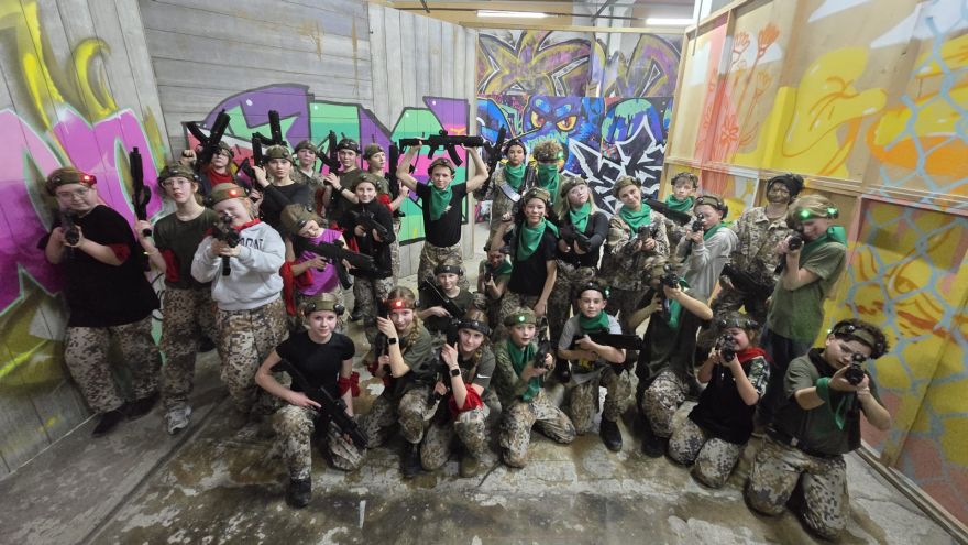 FOTO: Olaines jaunsargi aizvada intensīvas mācību dienas