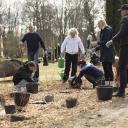Attēls rakstam: Foto: "Roku rokā Latvijai!" Ķekavas novada pašvaldības darbinieki talko Mercendarbes muižas parkā