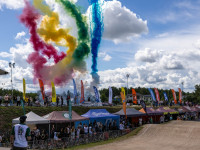 FOTO: Mārupē noskaidroti BMX Latvijas čempioni