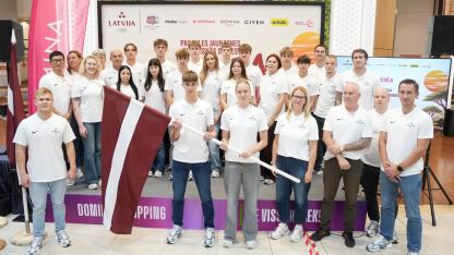 Attēls rakstam: FOTO. Zināmi Latvijas karognesēji Pasaules Jaunatnes olimpisko spēļu atklāšanā
