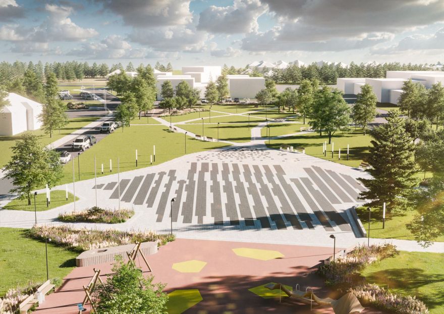 Gan svētkiem, gan ikdienas atpūtai: Ķekavas centrā taps mūsdienīgs novada galvenais laukums