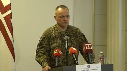 Attēls rakstam: Ģenerālis: Nav pierādījumu, ka Latgalē nokritušais drons bijis apzināti virzīts Latvijas virzienā (papildināta)