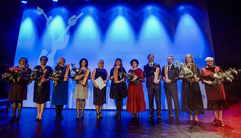 Godināti Siguldas novada "Gada balvas izglītībā 2019" laureāti