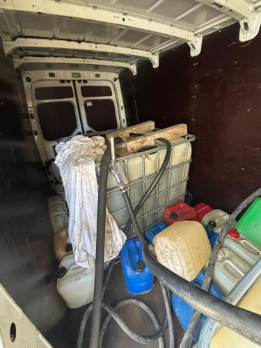 Foto: Carnikavā likvidēta nelegāla degvielas uzpildes stacija