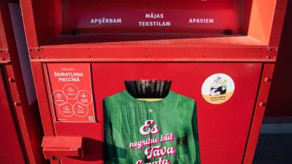Attēls rakstam: Inčukalna pagastā un Siguldā izvietoti papildu konteineri tekstila šķirošanai